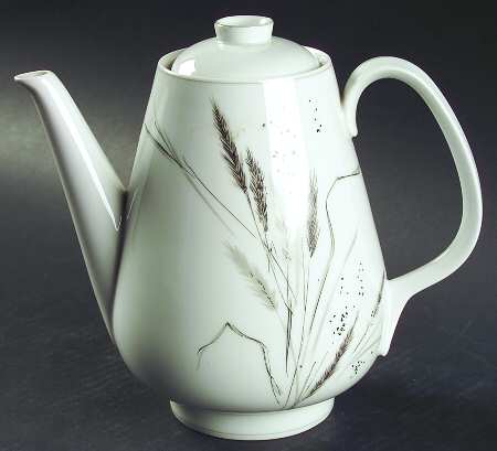 Ceres (Gray Trim) Coffee Pot & Lid