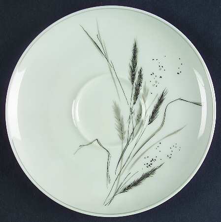 Ceres (Gray Trim) Saucer for Flat Cup