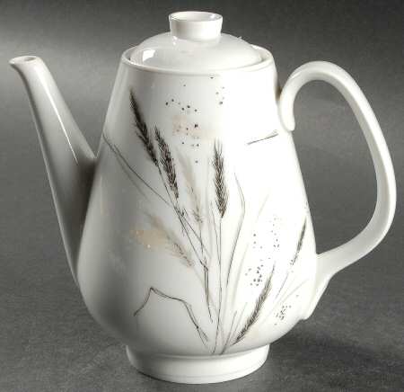 Ceres (Gray Trim) Mini Coffee Pot & Lid