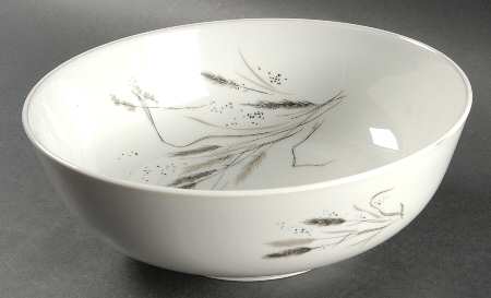 Ceres (Gray Trim) 9" Salad Serving Bowl