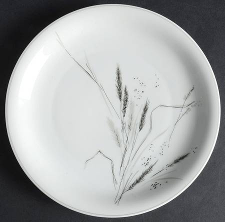 Ceres (Gray Trim) Salad Plate