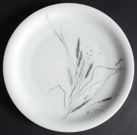 Ceres (Gray Trim) Luncheon Plate