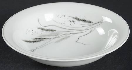 Ceres (Gray Trim) Fruit/Dessert (Sauce) Bowl