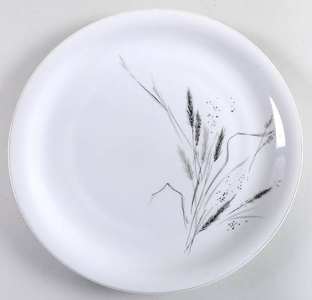 Ceres (Gray Trim) 11" Chop Plate (Round Platter)