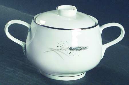 Ceres (Platinum Trim) Sugar Bowl & Lid
