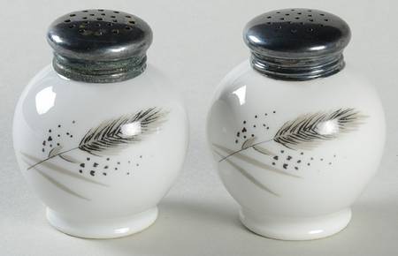 Ceres (Platinum Trim) Individual Salt & Pepper Set