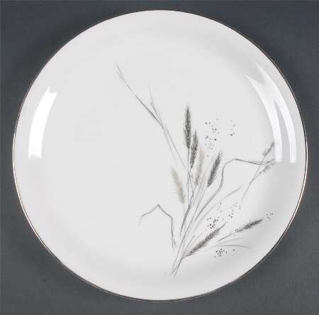 Ceres (Platinum Trim) 11" Chop Plate (Round Platter)