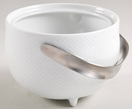 Century White (Rim) Sauce Boat No LId