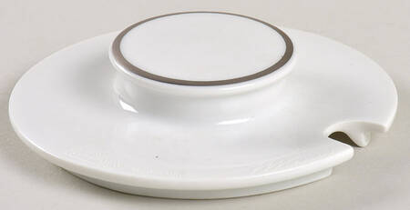Century White (Rim) Lid for Sauce Boat