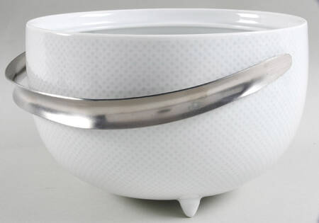 Century White (Rim) Round Vegetable No Lid