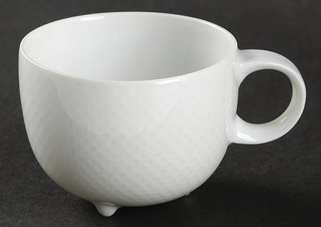 Century White (Rim) Footed Demitasse Cup