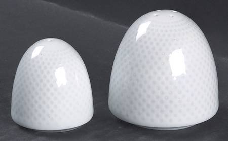 Century White (Rim) Salt & Pepper Set