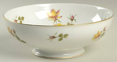 Charlene (Aida, White) 8" Round Vegetable Bowl