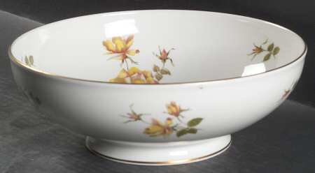 Charlene (Aida, White) 9" Round Vegetable Bowl