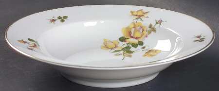 Charlene (Aida, White) Rim Soup Bowl