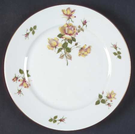 Charlene (Aida, White) Salad Plate