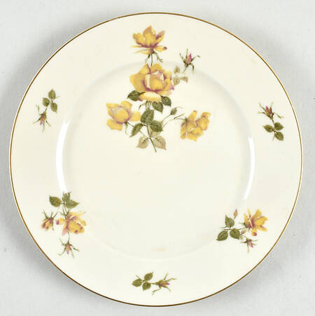 Charlene (Aida, Ivory) Salad Plate
