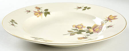 Charlene (Aida, Ivory) Large Rim Soup Bowl
