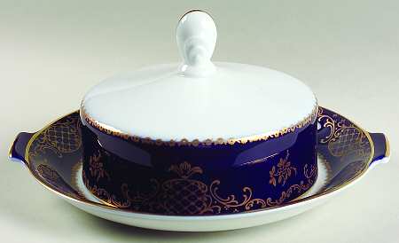 Charlemagne Round Covered Butter