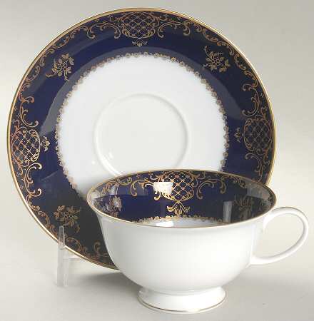 Charlemagne Footed Cup & Saucer Set