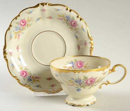 Cherish Footed Cup & Saucer Set