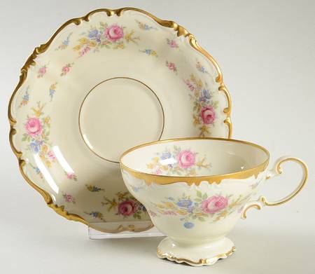 Cherish Footed Cup & Saucer Set