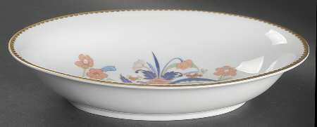 Chinoise 10" Oval Vegetable Bowl
