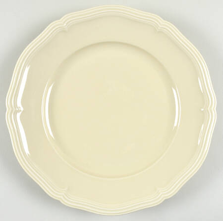 Chippendale Cream Undecorated 11" Chop Plate (Round Platter)