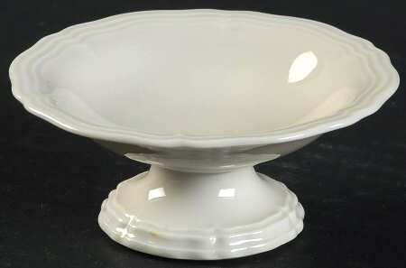 Chippendale Cream Undecorated Salt Dip