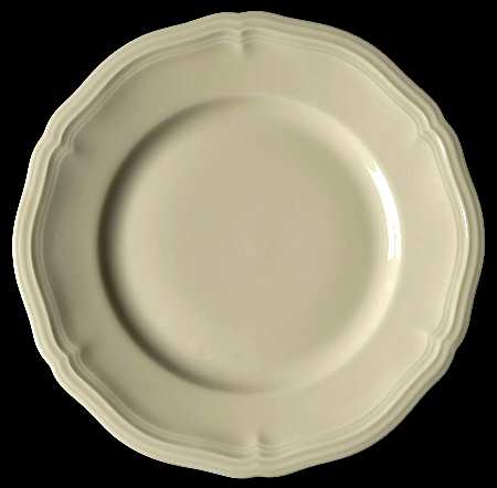 Chippendale Cream Undecorated Bread & Butter Plate