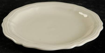 Chippendale Cream Undecorated Coaster