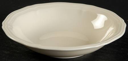 Chippendale Cream Undecorated Fruit/Dessert (Sauce) Bowl