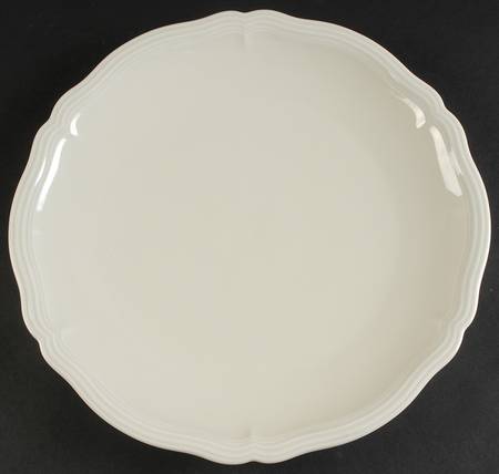 Chippendale Cream Undecorated 13" Chop Plate (Round Platter)