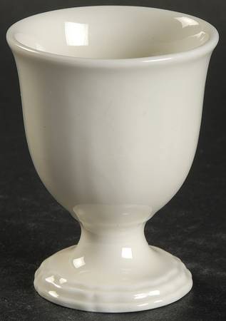 Chippendale Cream Undecorated Single Egg Cup