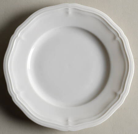 Chippendale All White Bread & Butter Plate