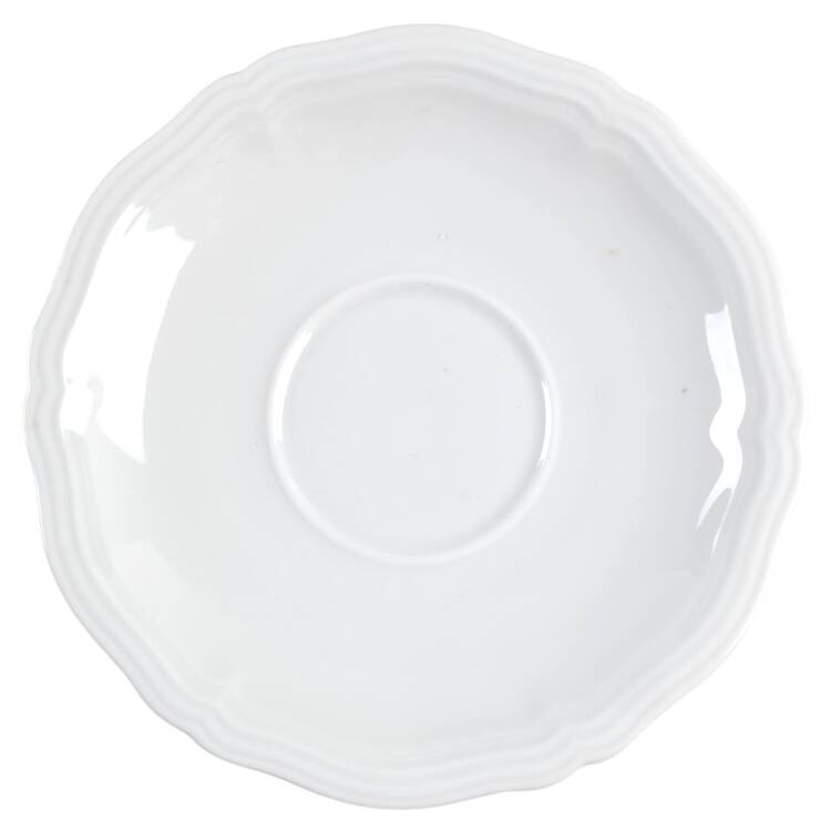 Chippendale All White Saucer