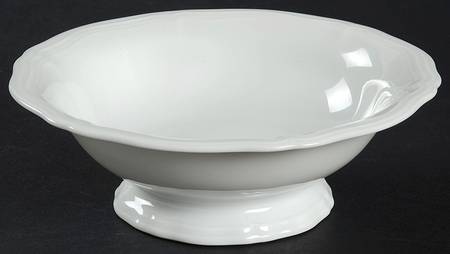 Chippendale All White Nut Dish