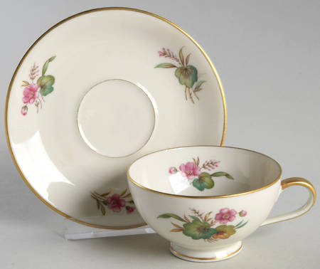 Claudia Footed Demitasse Cup & Saucer Set