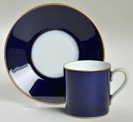 Claudine Flat Demitasse Cup & Saucer Set