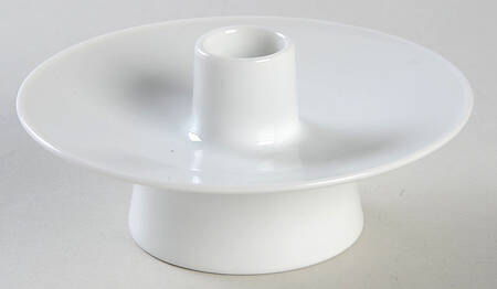 Classic Modern White 2" Candlestick