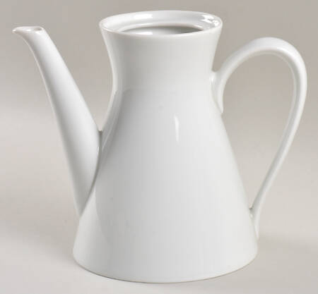 Classic Modern White Teapot No Lid