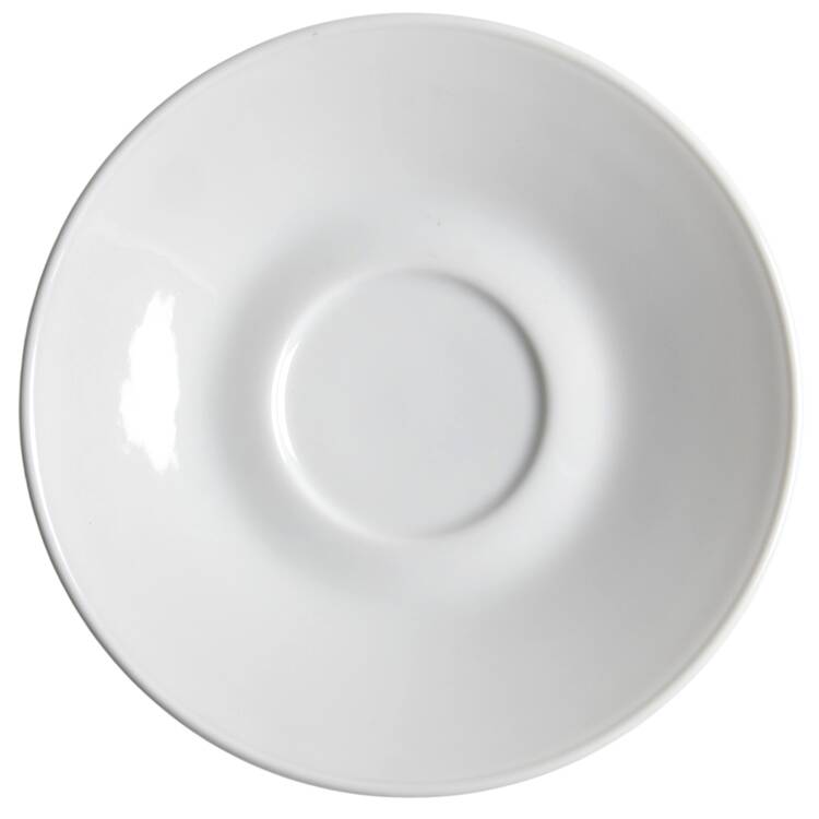 Classic Modern White Saucer for Footed Cup