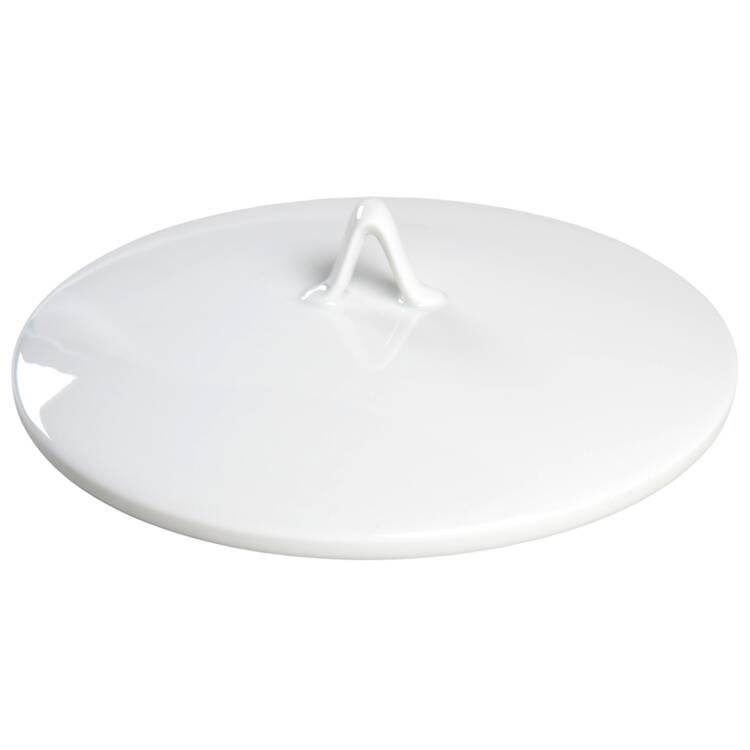 Classic Modern White Lid for Round Butter