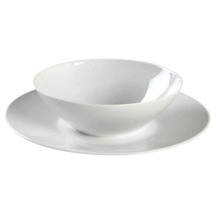 Classic Modern White Round Butter No Lid