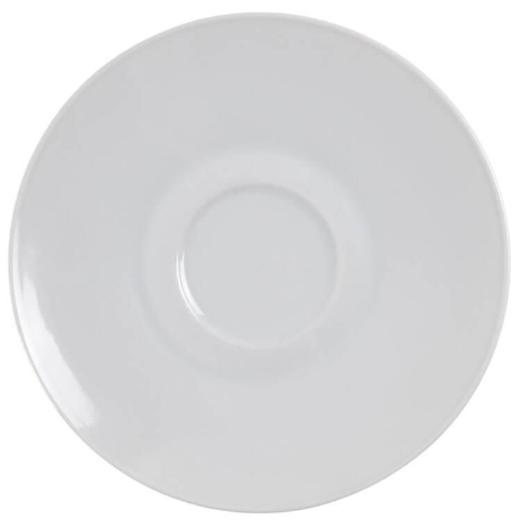 Classic Modern White Saucer for Footed Cup