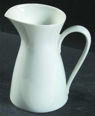 Classic Modern White 16 Oz Pitcher
