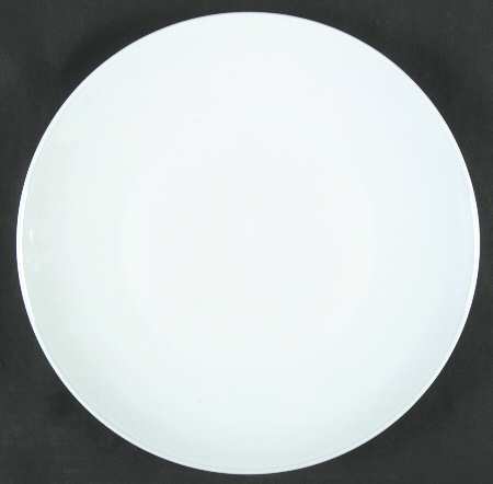 Classic Modern White Dinner Plate