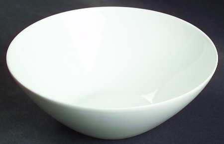 Classic Modern White Individual Salad Bowl