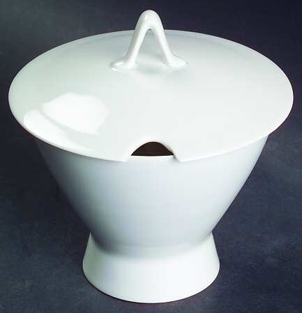 Classic Modern White Jam/Jelly & Lid