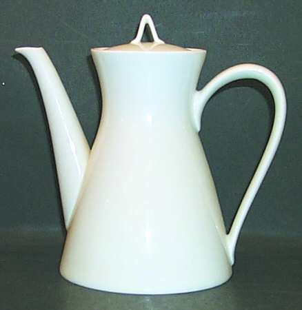Classic Modern White Teapot & Lid